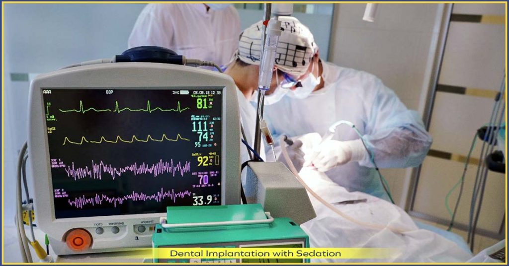 Dental implant procedure with sedation - Safe and comfortable